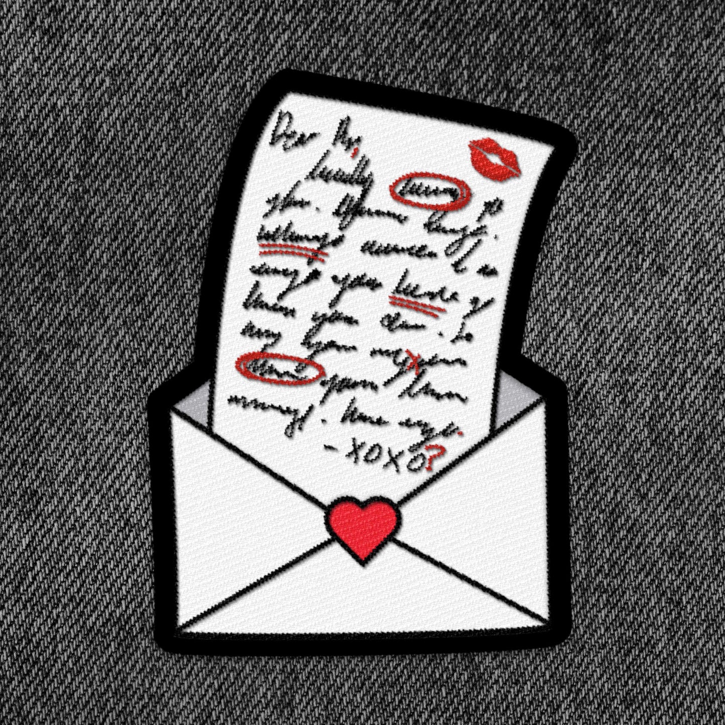 return to sender embroidered patch