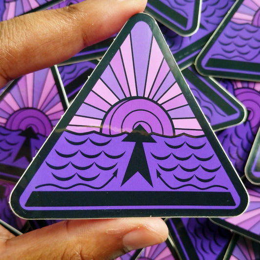 sunshine riptide vinyl sticker