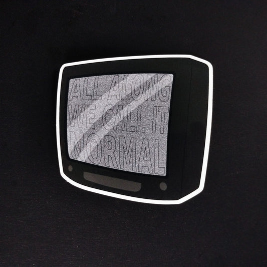 the news vinyl sticker