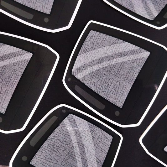 the news vinyl sticker