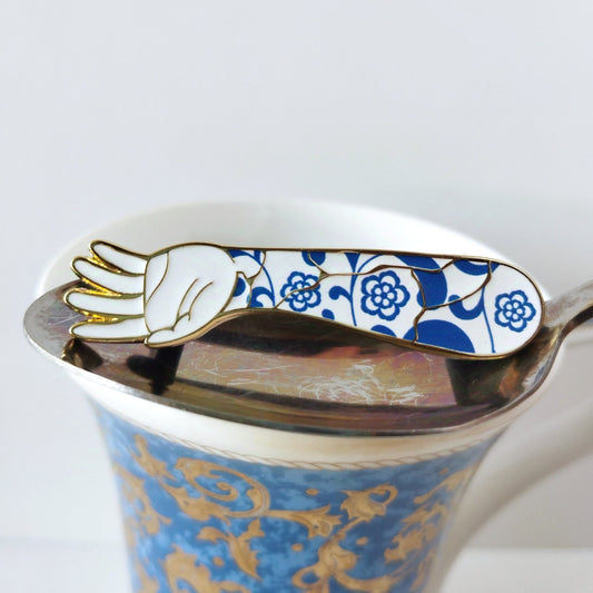 kintsugi kid enamel pin