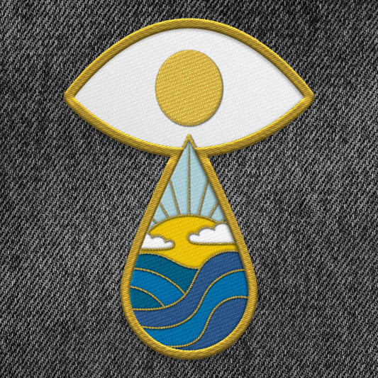 cry me an ocean embroidered patch