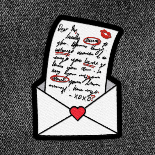 return to sender embroidered patch