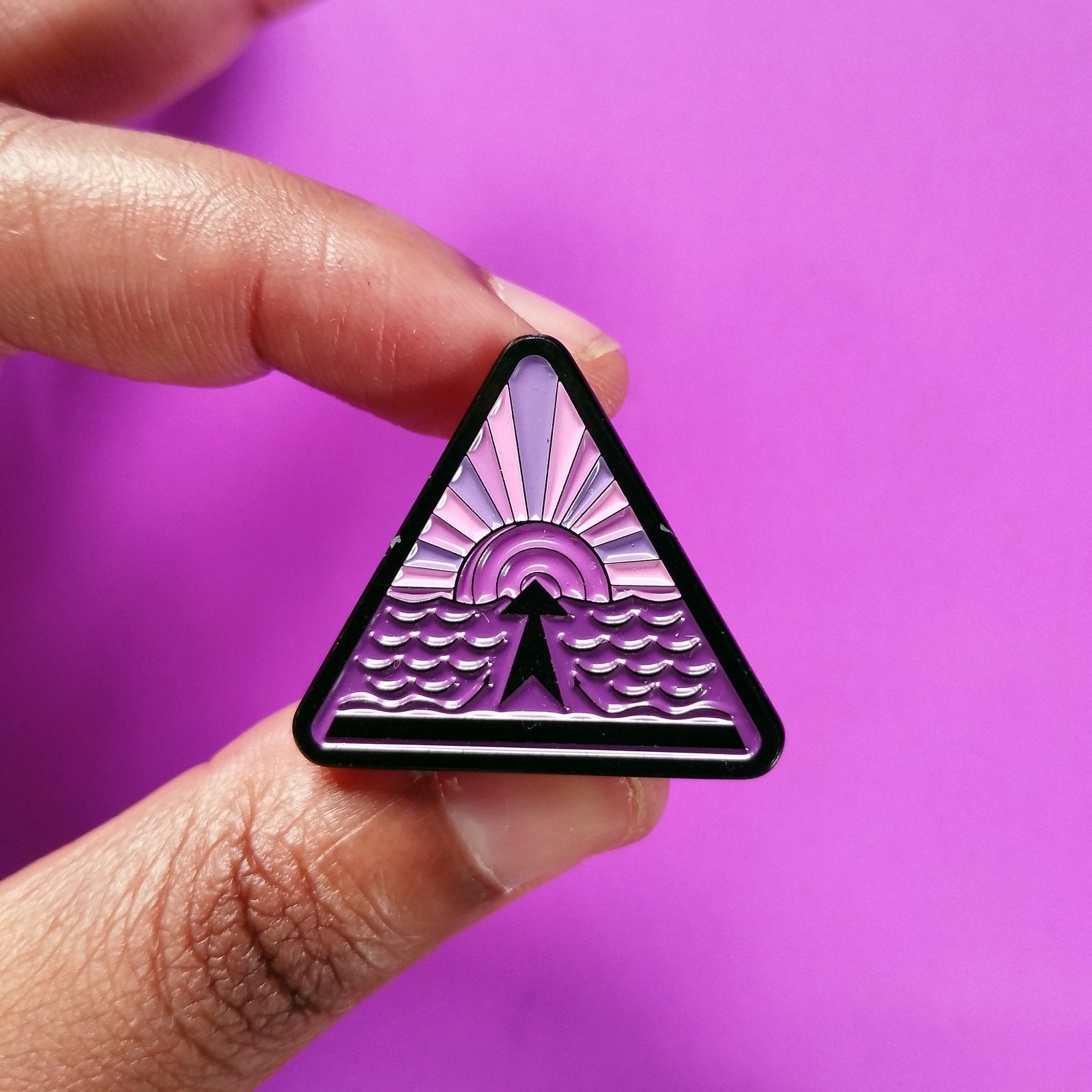 sunshine riptide enamel pin
