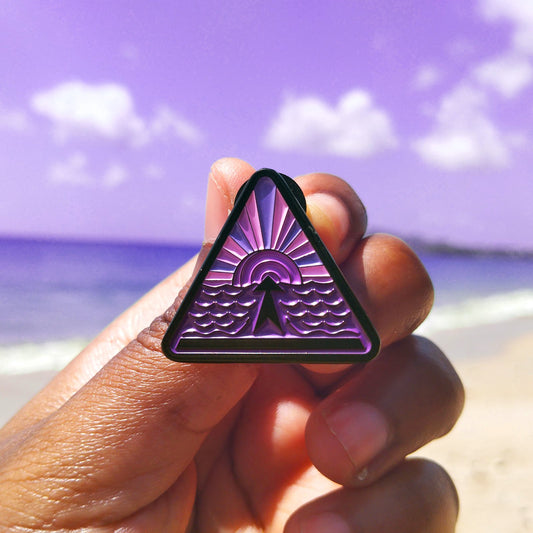 sunshine riptide enamel pin