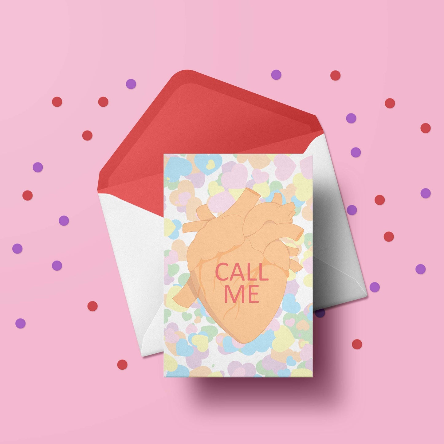 anatomical conversation heart valentine's card bundle