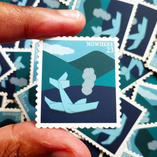 wish you were here vinyl sticker